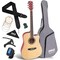 Pyle Full Size Acoustic Guitar Kit, Steel String, Dreadnought Cutaway, with Capo, Upgraded Gig Bag PGA480NT - alternate 1